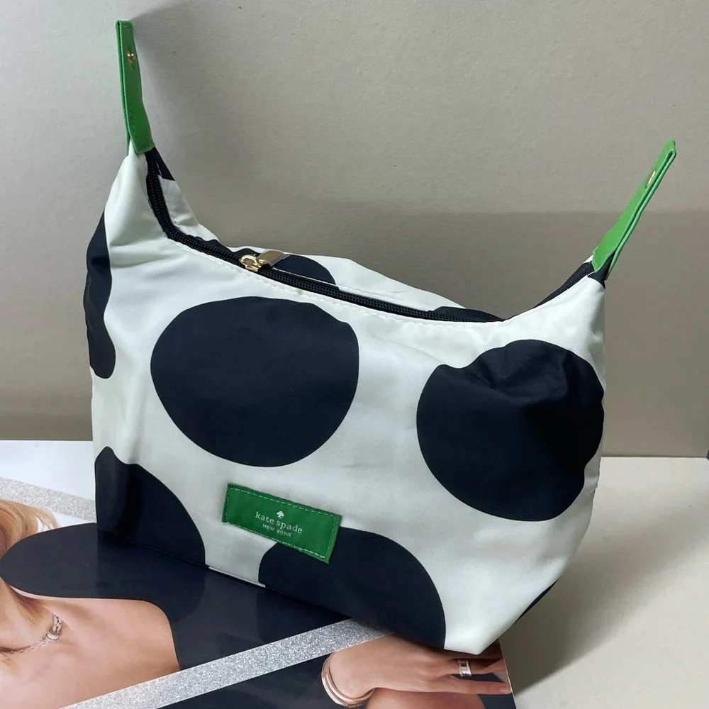 (new) Kate Spade costmetic pouch /travel kit toiletries polka dot